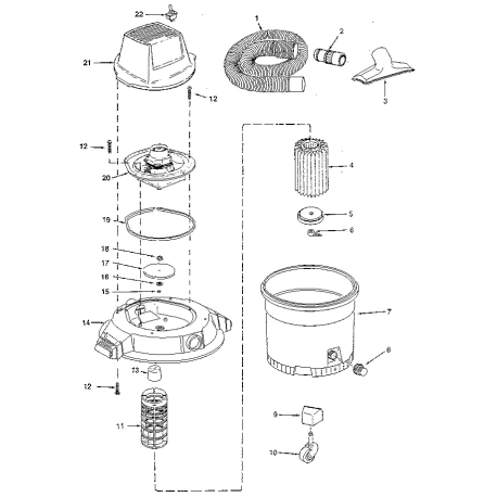 113.177710 Type 0 Wet/dry Vac