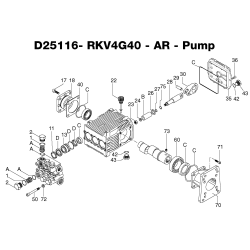 PCK4040SP Tipo 1 P 4000psi 4.0gpm 15hp H K