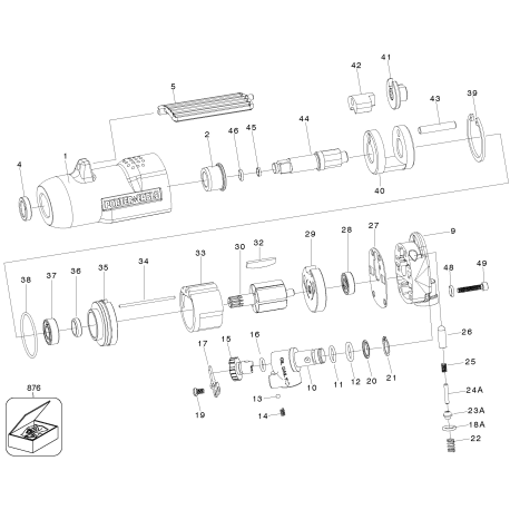 PT381 Type 0 Wrench Impact Butterfly 3