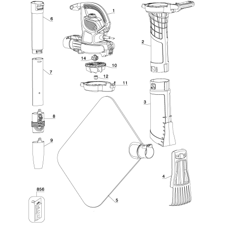 LH4500 Type 1 120 Volt Blower Vac