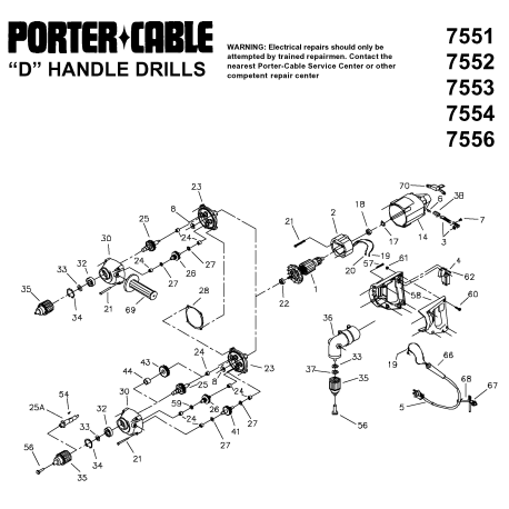 7551 Tipo 1 1/4drilldhandle Govt