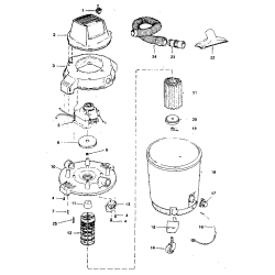 113.179151 Tipo 0 16g Wet-dry Vac