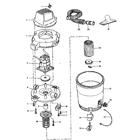 113.179150 Type 0 16g Wet/dry Vac