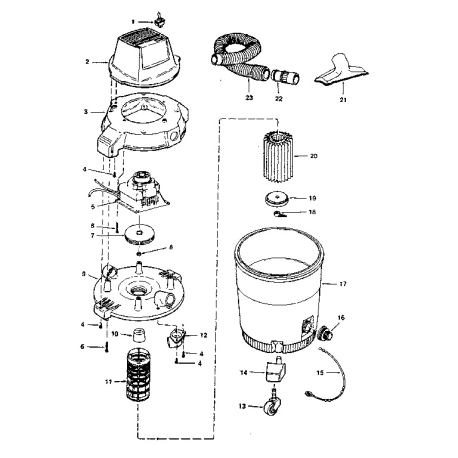 113.178510 Tipo 0 16g Wet-dry Vac