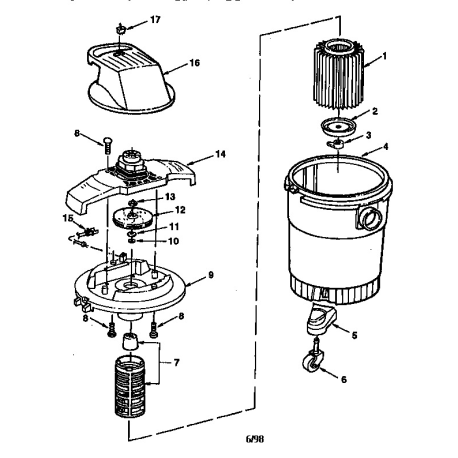 113.177810 Tipo 0 6g Wet/dry Vacuum