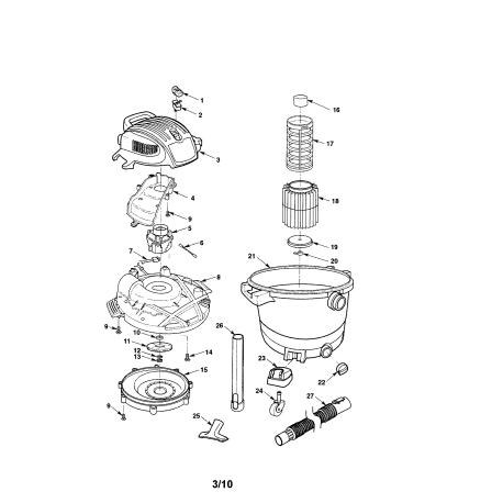 113.177690 Tipo 0 Wet/dry Vac