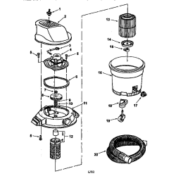 113.177600 Tipo 0 Wet/dry Vac