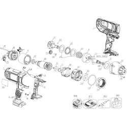 DCF889HL2 Tipo 1 20v Max 1/2 Wrench 1 Unid.