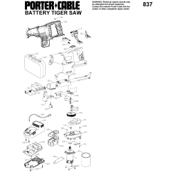 9837 Type 1 Cordless Rec Saw Kit