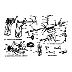 101.21400 Tipo 0 Craftsman Lathe