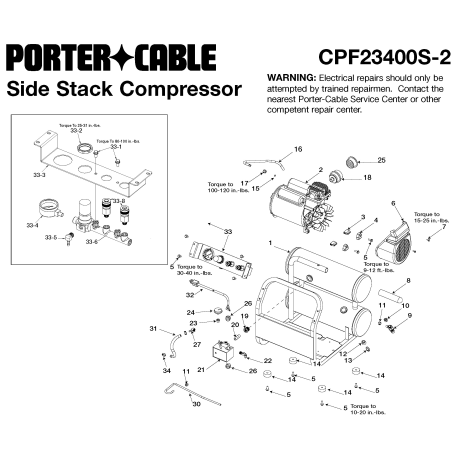 CPFFC350 Tipo 0 A 3.0hp 4g Ss Pl 1stg 120