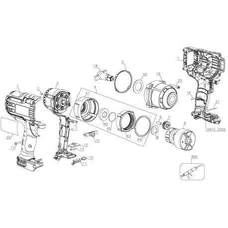 BWP151N Type 1 18v Bl 1/2in High Torque