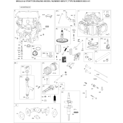 40R577 Tipo 0003-H1 B&s Engine