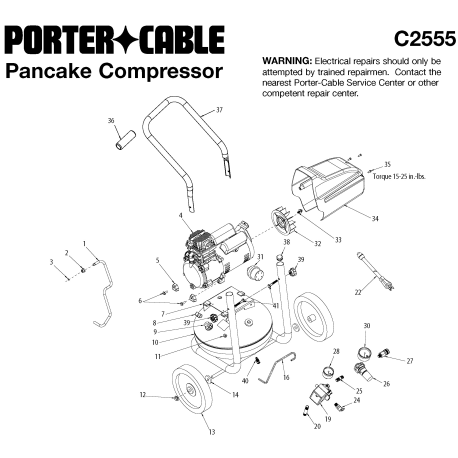 C2555 Tipo 1 A 2.5hp 4g Pc Dl 1stg 120