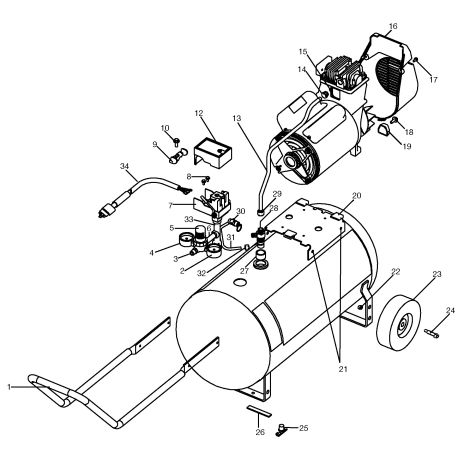 PAFB412 Tipo 0 A 4.0hp 12g Hp Pl 1stg 12