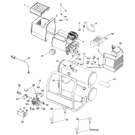 MAC2200 Type 1 A 2.0hp 4g Ss Pl 1stg 120