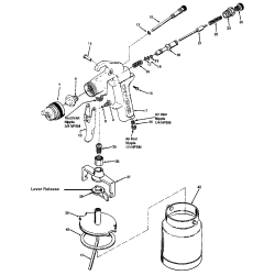 919-71610 Type 0 Spray Gun Heavy Duty H.pe