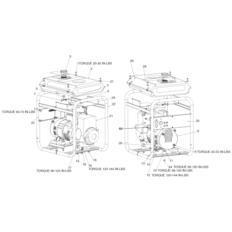 919-32915 Type 0 G 5500w 10hp Tec