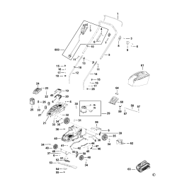 BCMW3336N Type H1 Cordless Mower