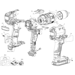 CMCD720D2R Type 1 Cordless Drill/driver 1 Unid.
