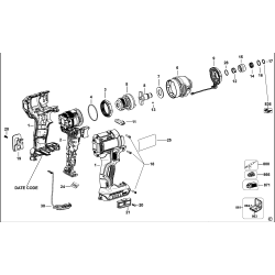 DCF888 Type 1 Avvitatore Ad Impulsi