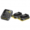 Pack: 2 baterías 18V + Cargador 2A FMC693D2-QW