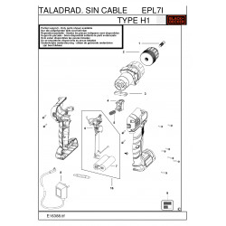 Epl7i Type H1 Taladrado Sin Cable