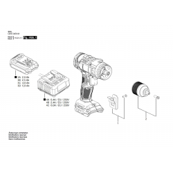Skil 3070 - Cd1e307001 Brushless Motor Taladradora Percutor/atornilladora Sin Cable Ni Cepillo