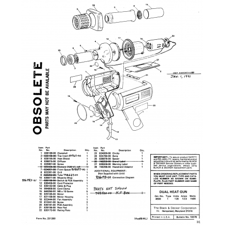 4600 Type 1 PISTOLA TERMICA