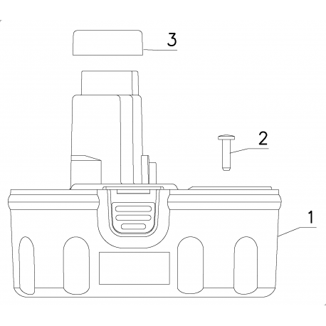 DE9075 BATTERY 12V - 2.4AH