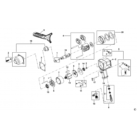 NK.1000F2 Type 1 Impact Wrench