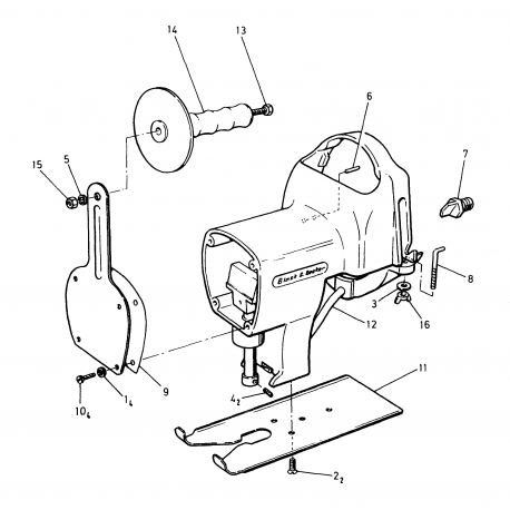 D986 Tipo 2 Es-jigsaw Attachment