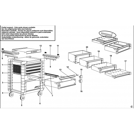 SP.JET6M3-5012 Tipo 1 Enrollar Mueble