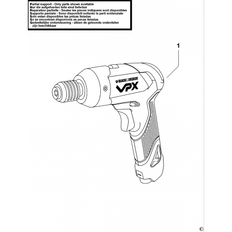 VPX1101 Type 1 Cordless Screwdriver