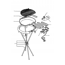 B2001 Type 1 Barbecue 1 Unid.