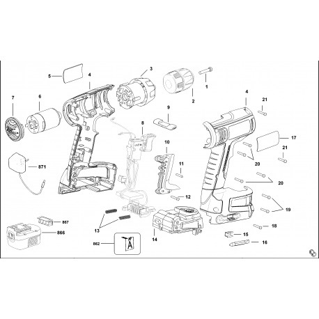 Bdgl12k Type 1 Cordless Drill