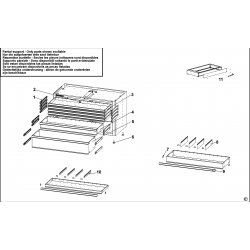 JLS2-MBD5TBS Type 1 Drawer Cabinet