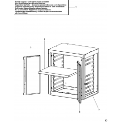 RWS-MBSPP Type 1 Drawer Cabinet 1 Unid.