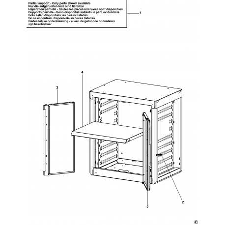 RWS-MBSPP Type 1 Drawer Cabinet