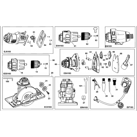 ESH183 Type 1 Sander