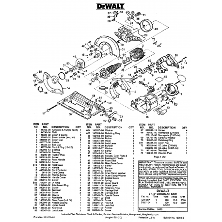 D357-04 Type 1 Circular Saw