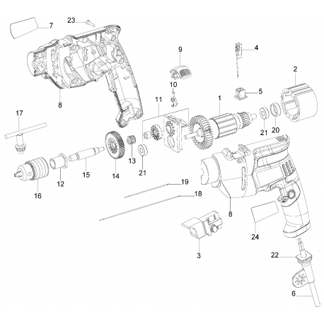 KR507 Type 1 Hammer Drill