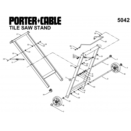 5042 Type 1 Stand /1500 Tile Saw