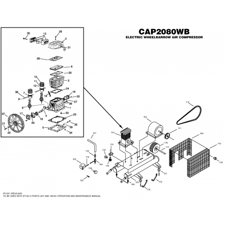 CAP2080WB Type 0 Air Compressor