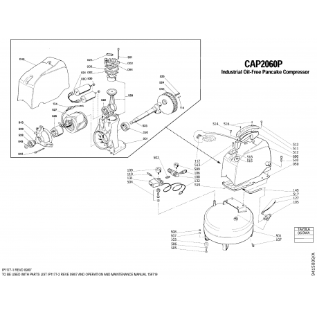 CAP2060P Type 0 Air Compressor