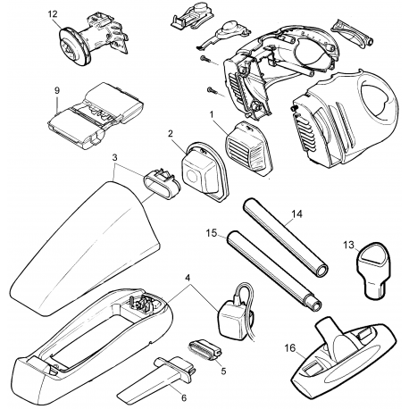 FVE9610 Type 1 9.6v Dustbuster