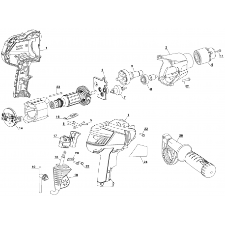 FS7000D Type 1 1/2 Drill