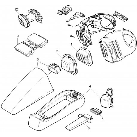 V9660 Type 1 9.6v Dustbuster