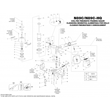 N89C Type 0 Framing Nailer