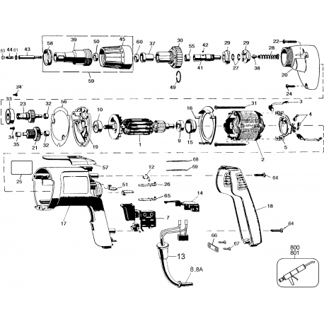 2037-45 Type 101 Screwdriver, Drywall